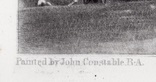 Гравюра. Дж. Констебл - Лукас. "Летняя земля". До 1840 года. (42,8 на 29 см). Оригинал., фото №5