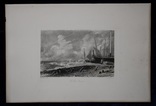 Гравюра. Дж. Констебл - Лукас. " Морской пляж". До 1840 года. (42,8 на 29 см). Оригинал., фото №8