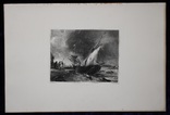 Гравюра. Дж. Констебл - Лукас. "Вид на Оруэлл". До 1840 года. (42,8 на 29 см). Оригинал., фото №8