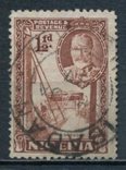 1936 Великобритания колонии Нигерия 1,1/2р перф 11,5X13, фото №2