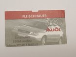 Билет на проезд в общественном транспорте Германии (цена на билете в дойч марки), фото №3