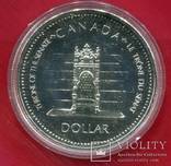 Канада 1 доллар 1977 Пруфлайк Юбилей Коронации, фото №2