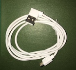 КАБЕЛЬ MICROUSB HOCO Белый УГЛОВОЙ лот 1, photo number 3