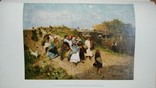 1957г. Венгерская живопись 19 век, фото №13