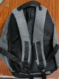 Рюкзак Travel bag черно-серый (антивор+USB выход), фото №3