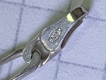 Винтажная серебряная цепочка Италия 925 проба, фото №8