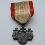 Знак ордена Восходящего солнца VIII степени (медаль белой павлонии), фото №2