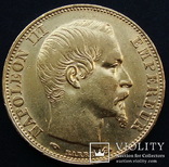 Франция. Наполеон III. 20 франков 1857, фото №2
