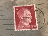 Марки рейха на конверте и письме . 1942 и 1944 года, фото №4