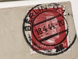 Марки рейха на конверте и письме . 1942 и 1944 года, фото №6