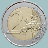 Греция 2 евро 2019 года 100 лет со дня рождения Манолиса Андроникоса (G2748), фото №3