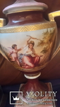 Две старинные фарфоровые вазы старая Вена, фото №6