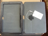 Кожаный чехол для Samsung Galaxy Tab 2 10.1 черный, фото №5