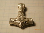 Амулет молот тора серебро копия, фото №5