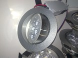 Новые поворотные потолочные светильники 7w 4 шт, фото №8