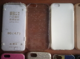 Силиконовые и пластиковые накладки для iPhone 4,5,6,7, фото №3