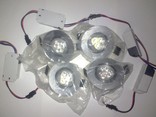 Новые поворотные потолочные светильники 3w 4 шт, фото №2