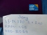 Ноутбук  SONY PCG-61211M CORE i3 M-370 2.4 GHz   з Німеччини, фото №3