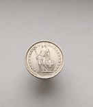 2 франка 1969 г. Швейцария, фото №2