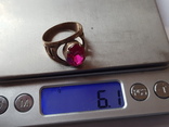 Советский перстень. Серебро 875 проба. Размер 19.5, фото №8