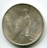 Мирный доллар 1922 г. Серебро. Монетный двор D, фото №3