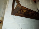 Полка деревяна на рімнях, фото №4