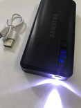 PowerBank SAMSUNG 60000mAh МОЩНЫЙ +LED фонарик, 3 USB, фото №2
