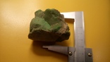 Неатрибутированные минерал зелёного цвета из старой коллекции, фото №2