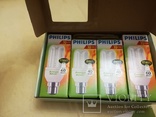 Энергосберегающие лампочки Philips 4 шт патрон b22, фото №2