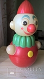 Неваляшка Клоун Детская игрушка Целлулоид СССР, фото №6