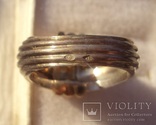 Брендовое кольцо, серебро + золото, Франция., фото №11