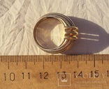 Брендовое кольцо, серебро + золото, Франция., фото №13