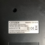 Калькулятор Citizen CX-121 II калькулятор с печатью, numer zdjęcia 6