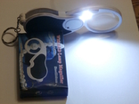Лупа с подсветкой Magnifier with LED Lamp 6901 Размер линзы: 5x45, фото №6