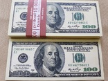 Сувенирные деньги 100 долларов, фото №2