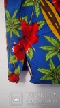 Hawajska koszula męska, kajaki i hibiskusa rysunek, numer zdjęcia 9
