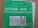 Радиоприёмник "Апогей-306-1" СССР, фото №3