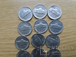 15 пятицентовых монет. Разные года и дворы., фото №10