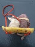 Старинная ёлочная игрушка мишка и обезьянка, фото №3