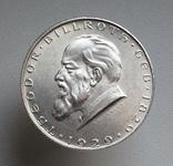 Австрия 2 шиллинга 1929 г. " Теодор Бильрот ", серебро, фото №11
