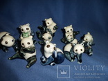Коллекция панд Китай клеймо и номер в тесте, фото №10