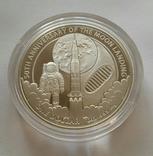 2019 г - 1 доллар Австралии,50 лет высадке на Луне,унция серебра,в капсуле, фото №5