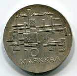 Финляндия 10 марок 1967 г. Серебро, фото №3