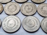 Югославия,100,50,10,5 динар,19 шт., фото №13