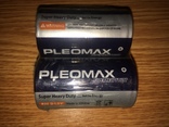 Батарейки новые Samsung Pleomax R20 D1.5.V 2 шт. в блистере, фото №2