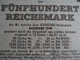 Акция 3 рейх 1941 год (АRА) сдвоенная, фото №2