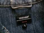 Trailer Denim - стильная джинс куртка разм.L, numer zdjęcia 7