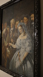 Репродукция скандальной картины В.Пукирева "Неравный брак", старинная, 61х81 см., фото №4