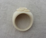 Кольцо слоновая кость., фото №6