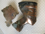 Бюст " Нефертити"и подвеска, под реставрацию, фото №5